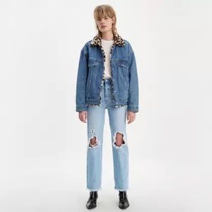 RIBCAGE FULL LENGTH RIPPED WOMEN'S JEANS